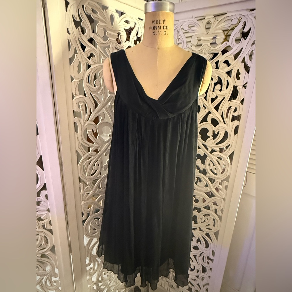 Diane Von Furstenberg Black Midi Dress